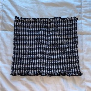 Brandy Melville gingham tune top